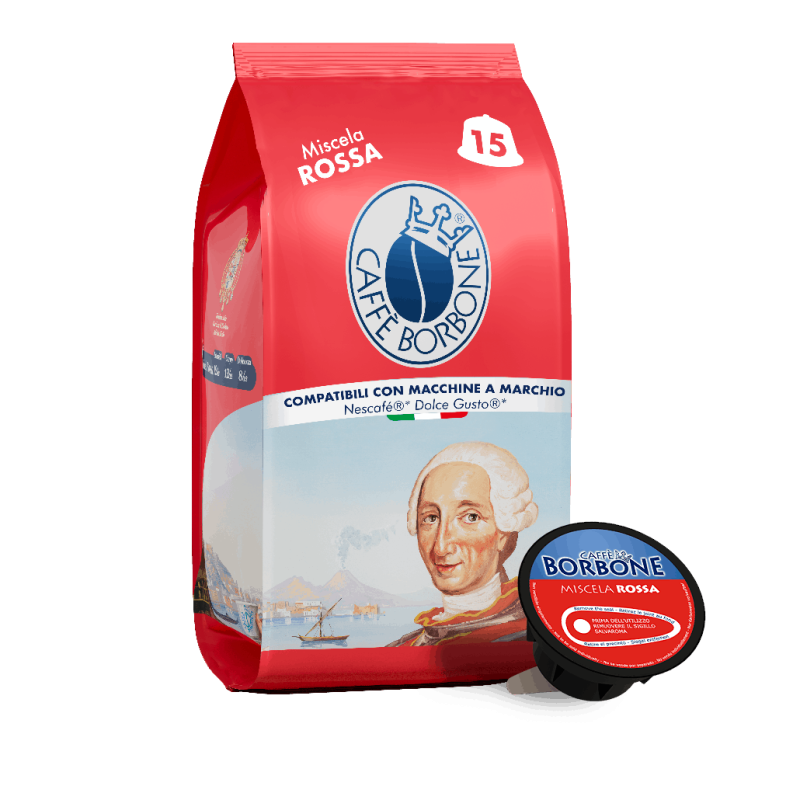 90 CAPSULE DOLCE GUSTO BORBONE ROSSA