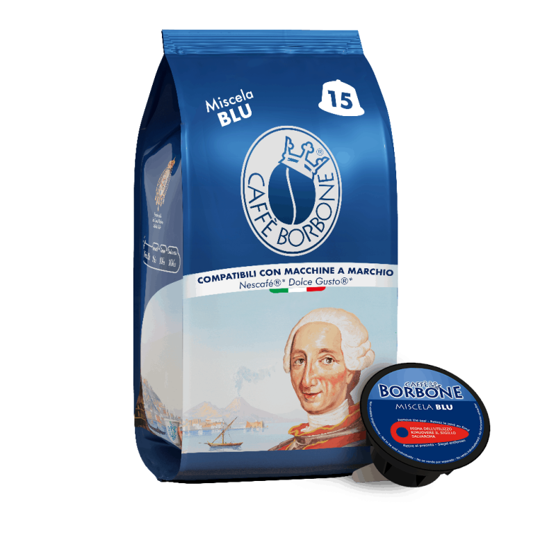 90 CAPSULE DOLCE GUSTO BORBONE BLU