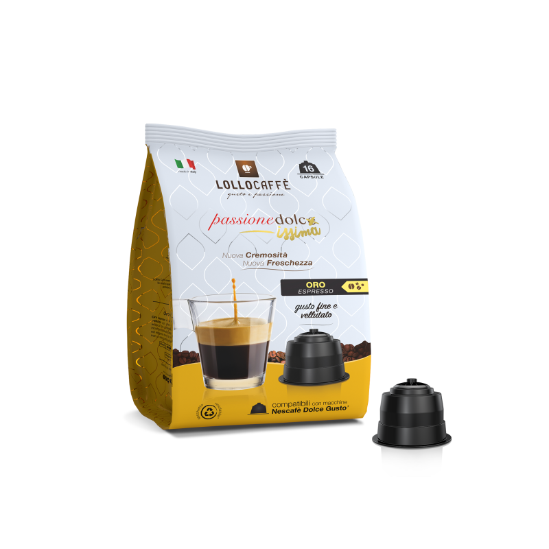 96 CAPSULE DOLCE GUSTO LOLLO CAFFE' ORO